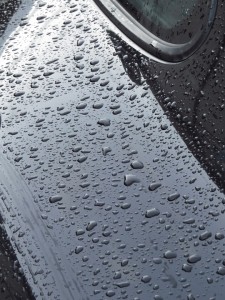 Raindrop Rain Auto Black Shine Paint Run Off Wet